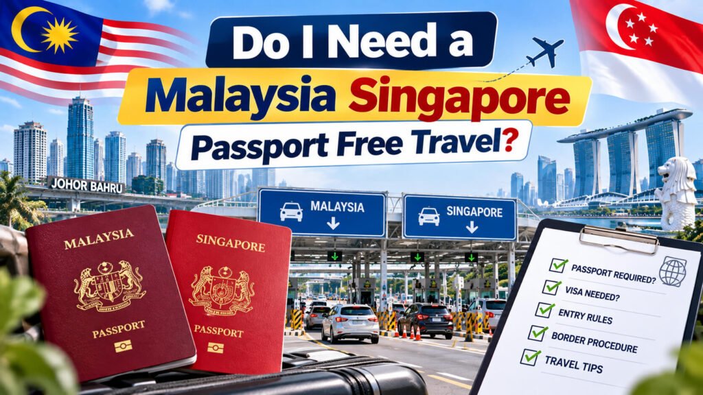 Do I need a malaysia singapore passport free travel