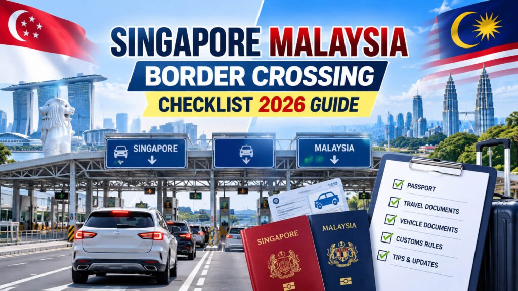 Singapore Malaysia Border Crossing Checklist