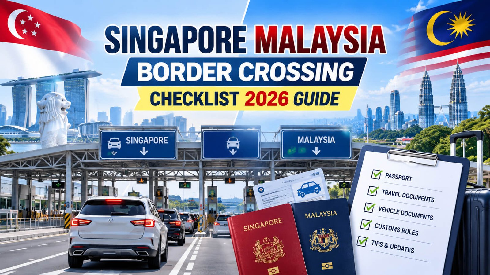Singapore Malaysia Border Crossing Checklist