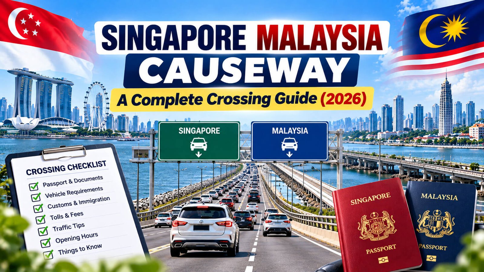 Singapore Malaysia Causeway